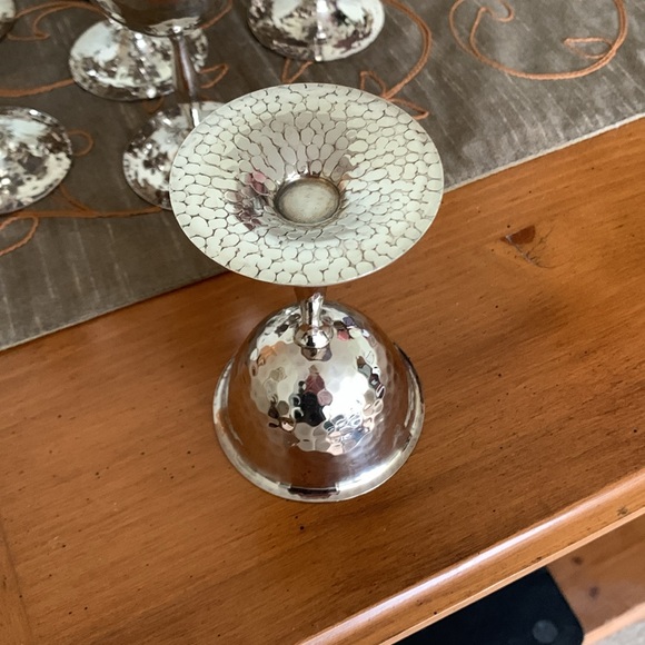 10 Silver plated goblets - Picture 5 of 5